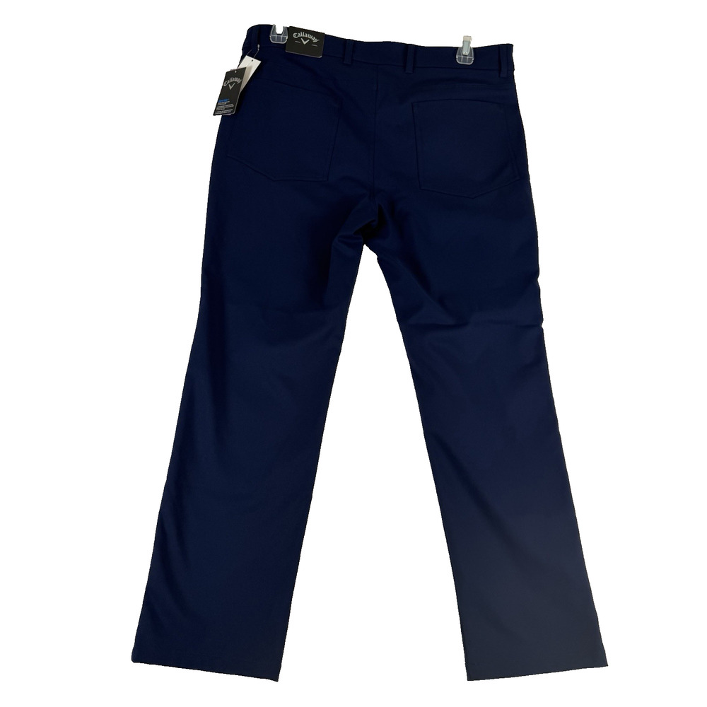 Callaway Performance Opti Dri Men's Golf Pants Sz 36x30 Stretch Chino Straight - Picture 2 of 10